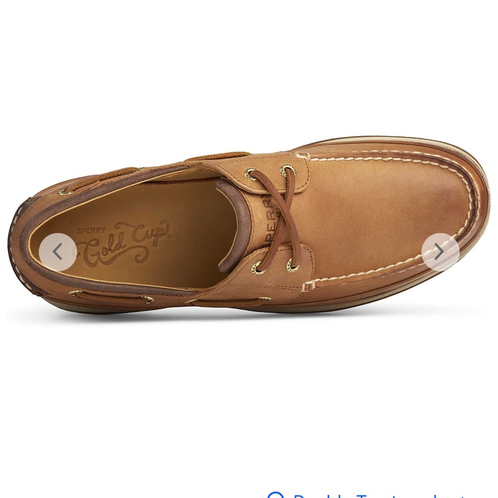 Luxury Sperry Boat Shoes with 18K Gold - Picture 4 of 14